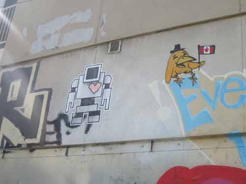 LOveBot Toronto Graffiti.
