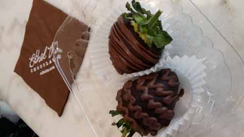 Chocolate Covered Strawberries At Ethel M.