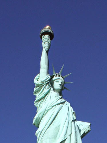 Close Up Of Statue Of Liberty