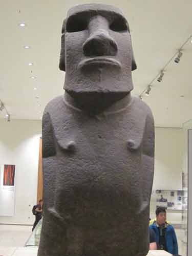 Hoa Hakananai'a Is An Easter Island Statue At British Museum.