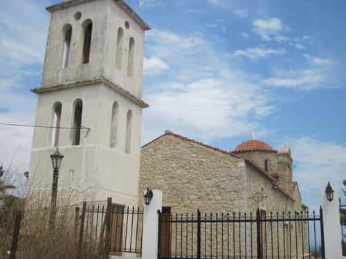 Church On The Hill In Mavrovouni Greece